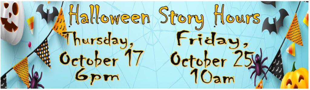 Halloween Story Hour, 10 a.m., Friday, October 17, at the Lamar Public Library.